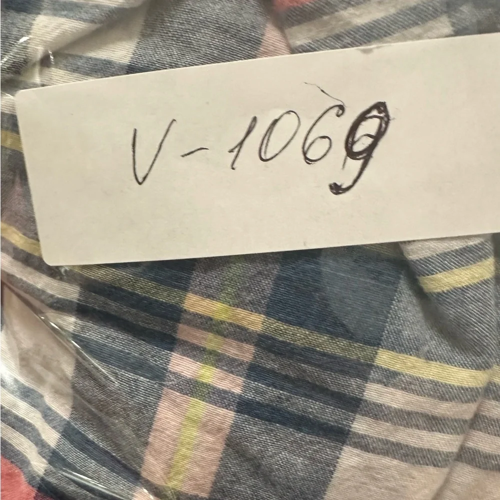 Ralph Lauren Plaid Button Down Kids Dress With Flutter  Cap Sleeve Size‎ 18M